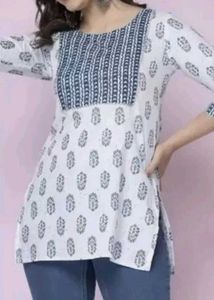 Stylish Printed Kurti Top