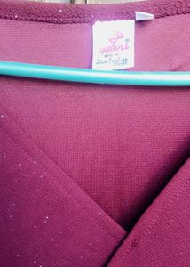 Sparkly Maroon maxi