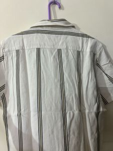 Classic Striped Short-Sleeve Shirt