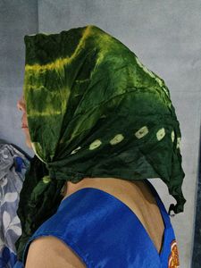 Green Silk Scarf