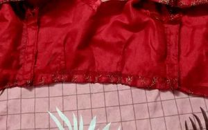 Maroon &amp; Gold Sequin Blouse