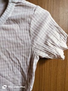 Ribbed Button-Up Crop Top