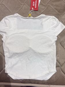 White Square Neck Crop Top