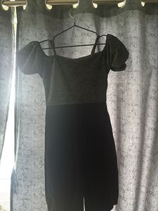 Sparkly Off-Shoulder Mini Dress for girls