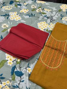 Embroidered Kurta Set with Dupatta