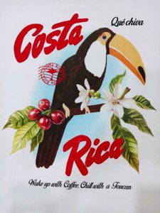 BONKERS Costa Rica Toucan Graphic T-Shirt