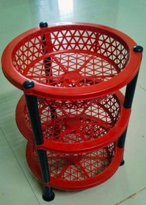 3-Tier Plastic Storage Rack