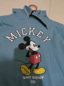 Blue Mickey Mouse Hoodie
