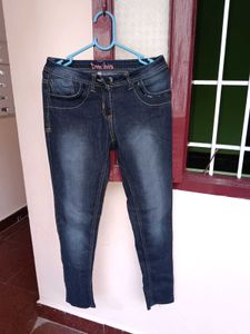 Classic Dark Wash Denim Jeans