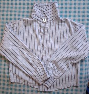 Striped Button-Down Shirt