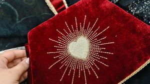 Red Velvet Heart Bag