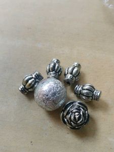 Antique Silver oxidised Beads collection