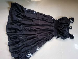 🇹🇭Chic Black Floral Maxi Dress