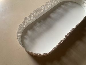 Decorative White Tray