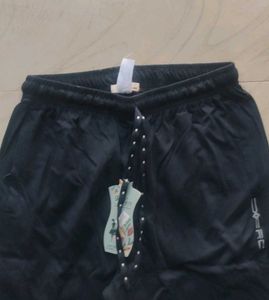 Men's Black Casual Track Pants