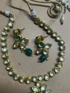 kundan  Necklace &amp; Earring Set