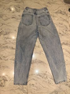 Light Wash Distressed Denim Jeans