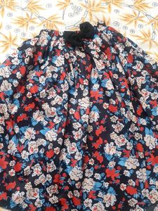 Cute Floral Print Skirt