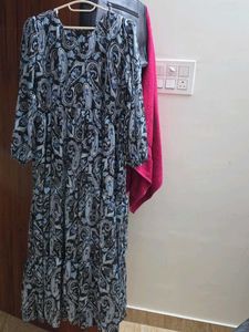 Bohemian Paisley Print Maxi Dress