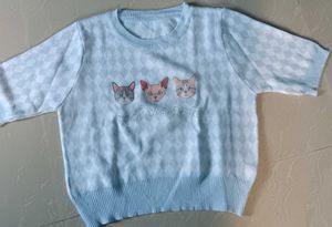 🇰🇷Cute Cat Print Sweater