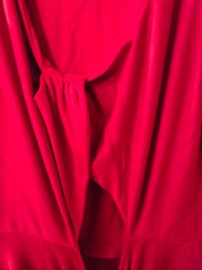 Stunning Red brynne drape dress