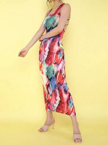 Multicolour Abstract Print Co-ord Set