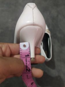 SHUZ TOUCH Pointed Toe Embellished Slim Pumps
