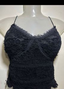 Black Lace Cami Top