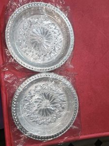 Silver coat  Decorative Plate