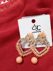 Stylish Heart &amp; Traditional Earrings Set