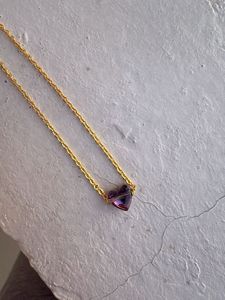 double sided Heart Pendant Necklace