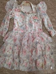 Floral Ruffle Dress