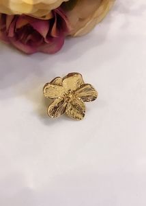 New Anti Tarnish Gold Flower Ring
