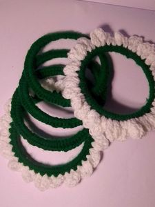 ✨Handmade Crochet Bangles 🧶