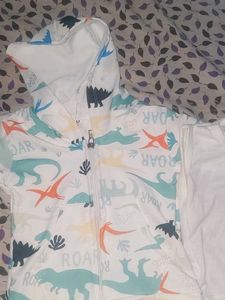 Dinosaur Print Baby Outfit Set