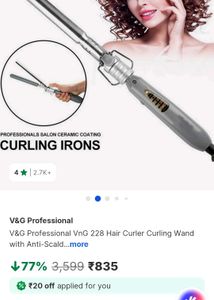 V&G Professional Ceramic Hair Curler