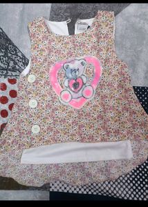 Combo Of 2 Smart Tops For 4-6 Years Girl