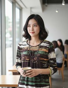 Striped multicolor Top - 38 Bust