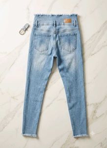 Light Wash High Waist Skinny Jeans