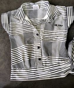 Chic Striped Button-Up Top upto 3year