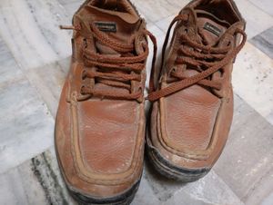 Men's Casual Brown Leather Shoes
