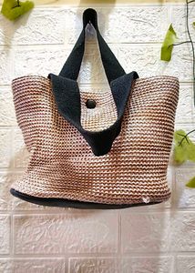 Imported Woven Handbag