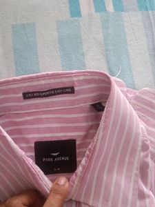 Pink Color Slim Fit Shirt
