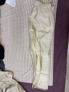 Max Beige Embroidered Kurta