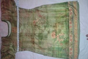 Green suite satin