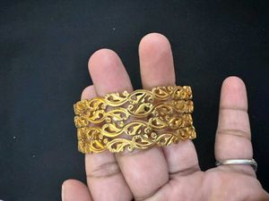 Elegant Gold-Tone Bangles