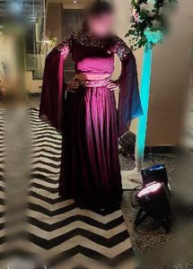 Embroidered Burgundy Gown freebie 🎁 2