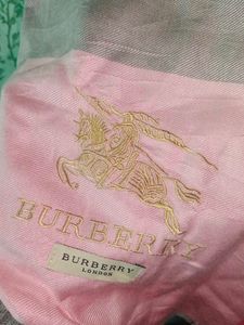 Aunthetic Burberry Scarf - Pink Checkered