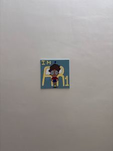 "I AM AIR 1" Rank Manifestation Handmade Painting