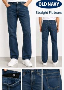 Old Navy Adjustable Waist Straight Jeans | Denim